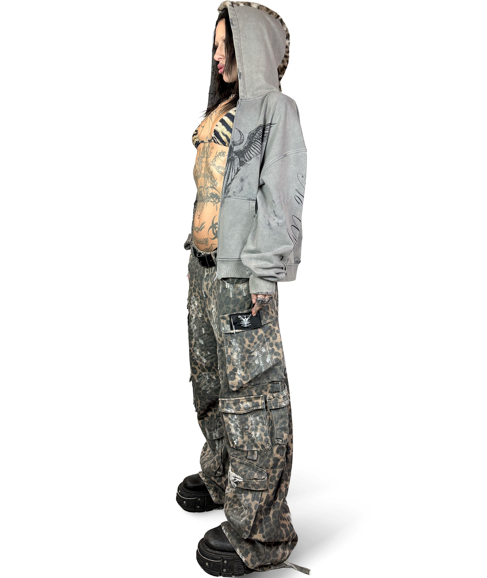 MOHAWK - ZIP HOODIE | UNISEX