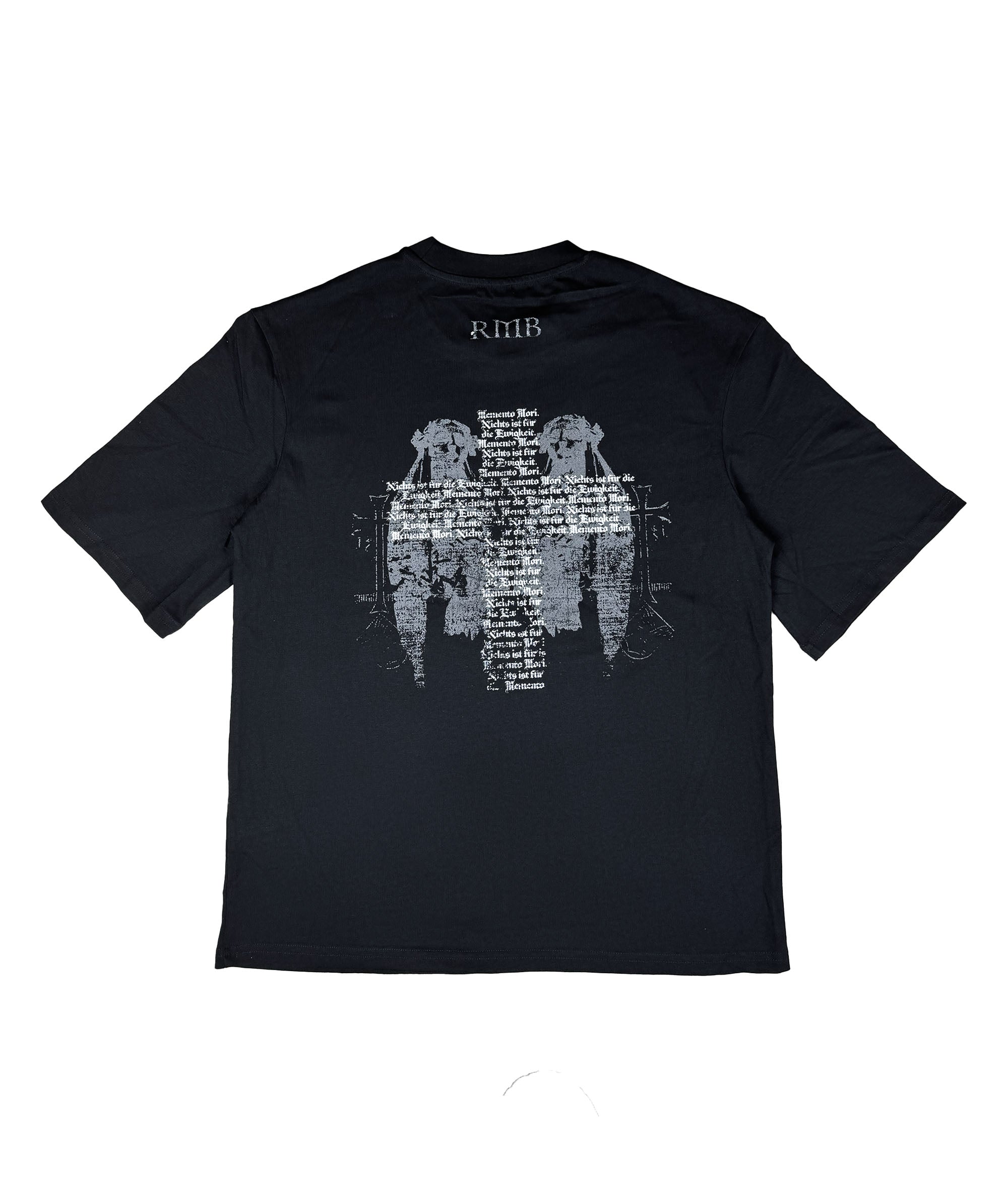 Memento Mori Black Oversized T-Shirt