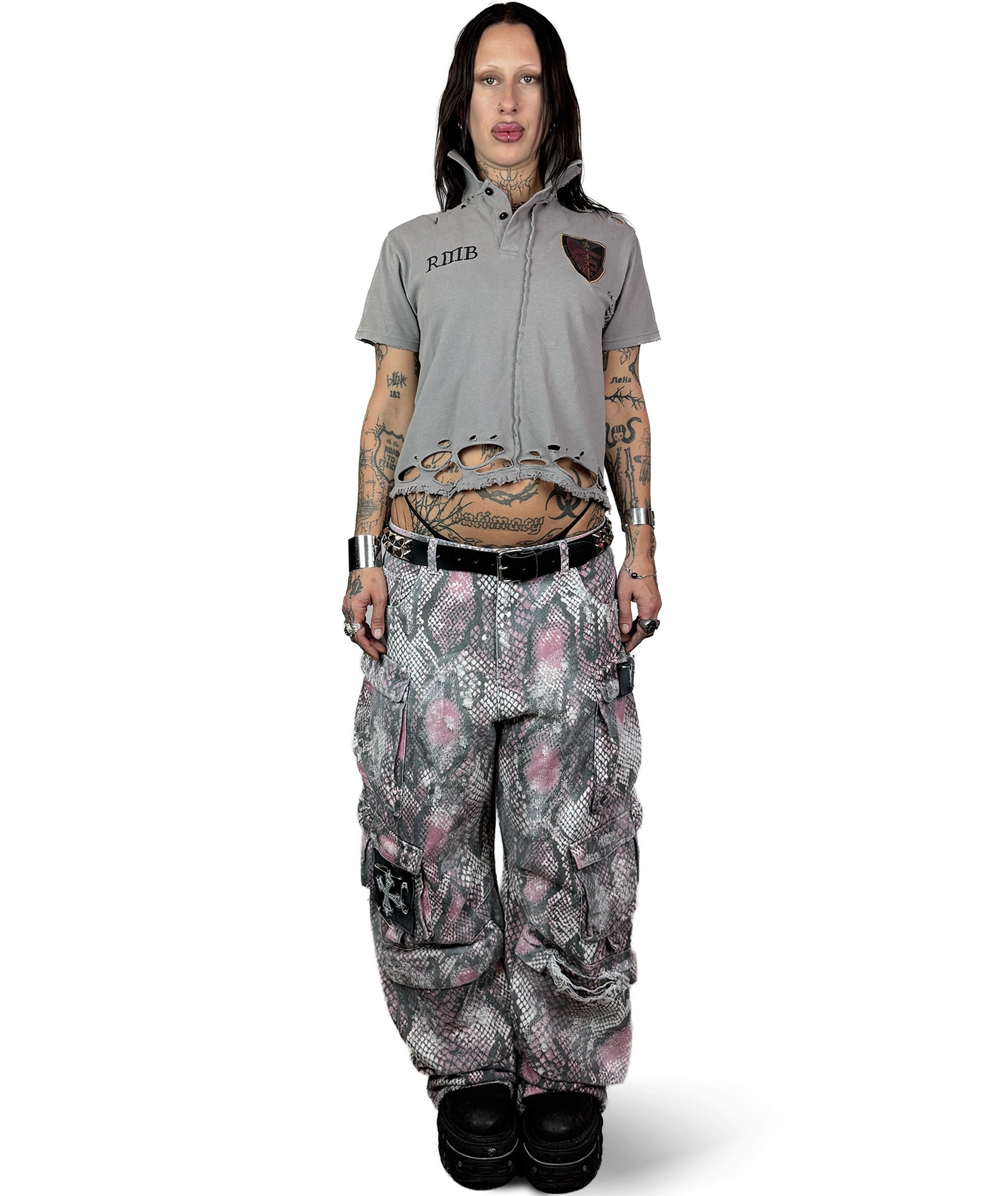 HEADACHE - DISTRESSED POLO-SHIRT | UNISEX