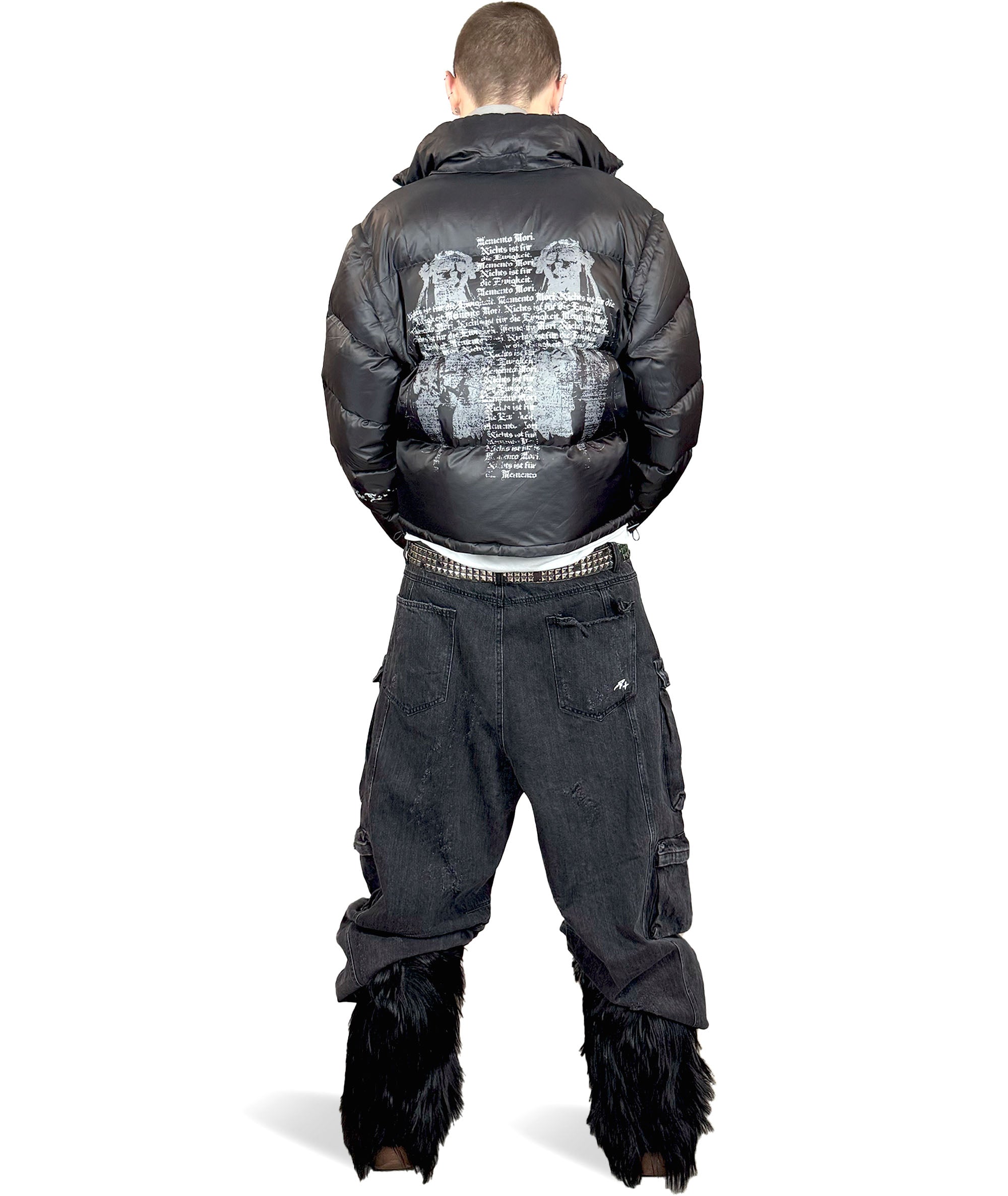 Black Puffer Jacket/Vest 