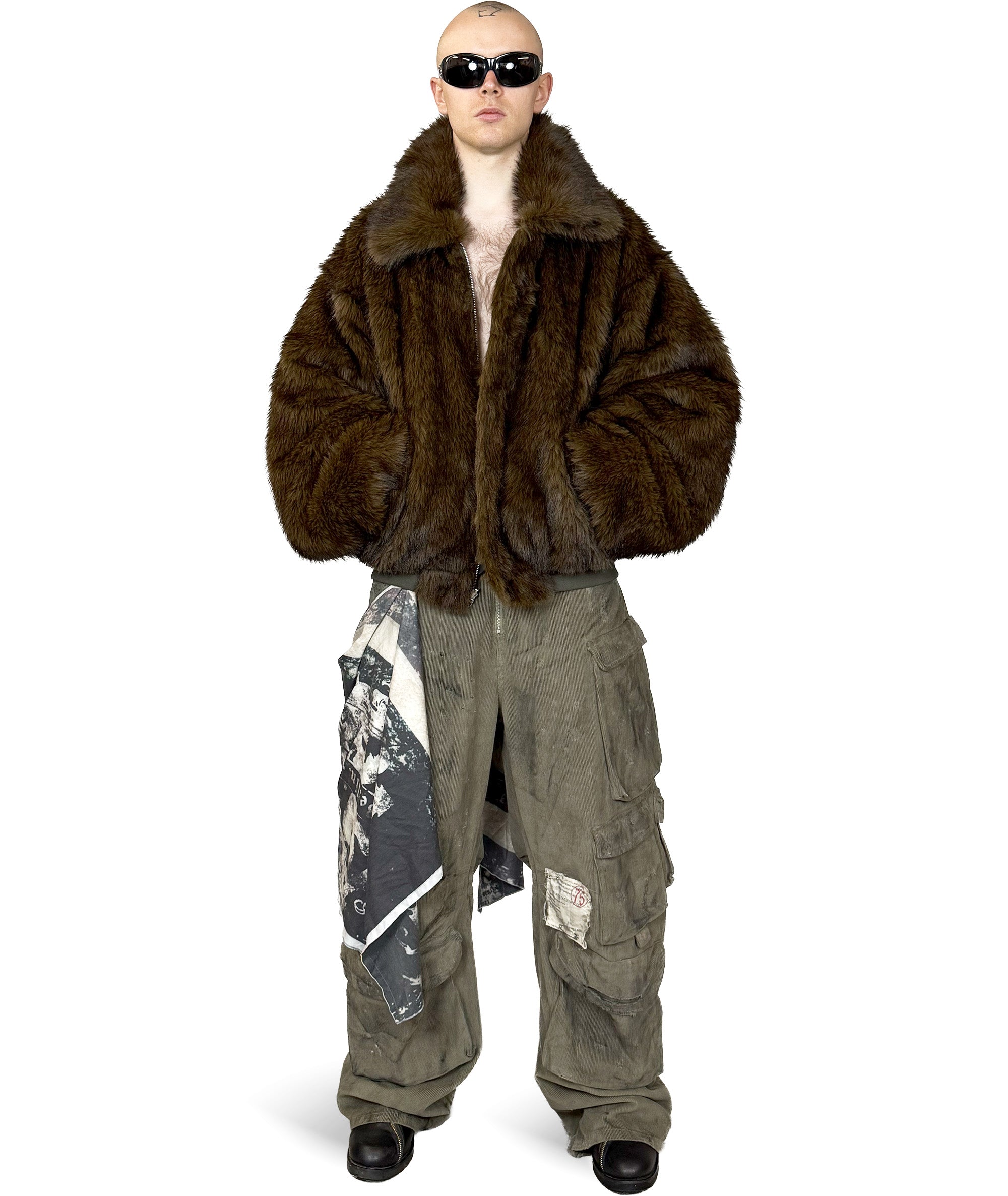 REVERSIBLE GRIZZLY BOMBER JACKET | UNISEX
