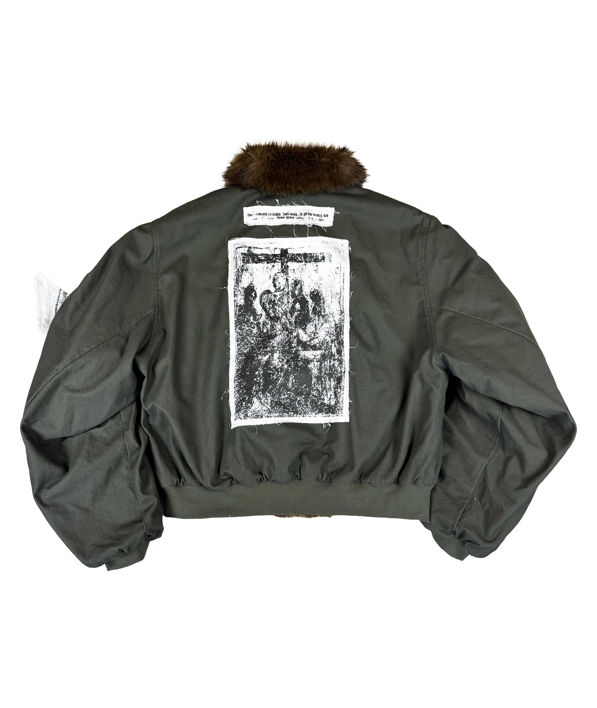 REVERSIBLE GRIZZLY BOMBER JACKET | UNISEX