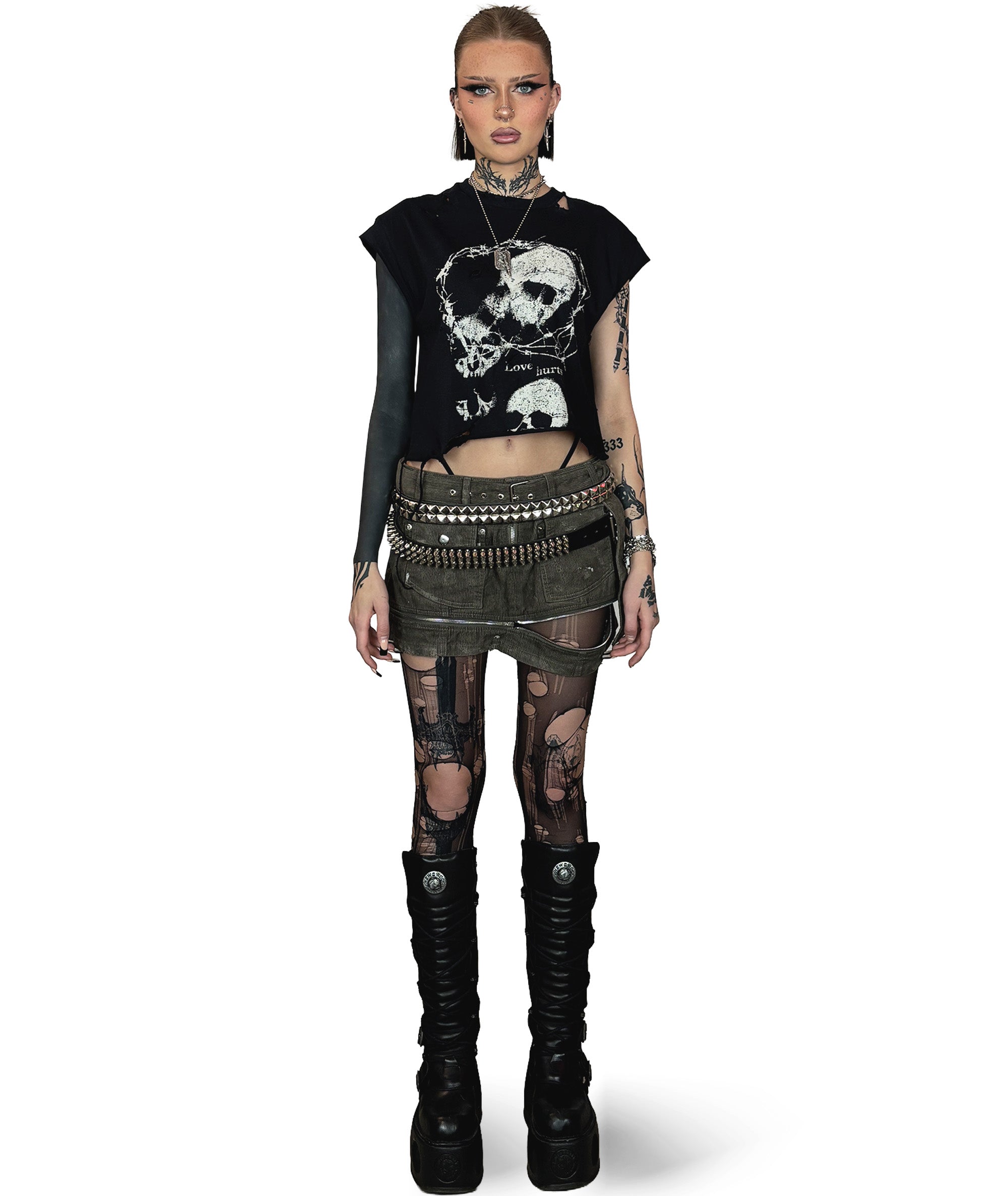 CORDUROY GUTTER SKIRT | UNISEX