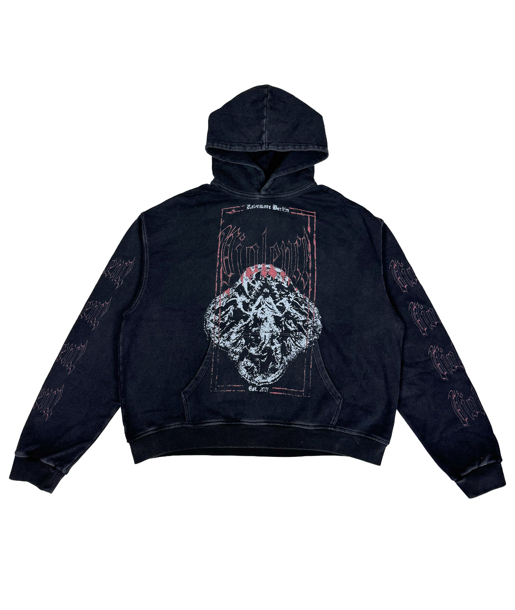 FEAR NOTHING -  OVERSIZED HOODIE (WASHED) | UNISEX