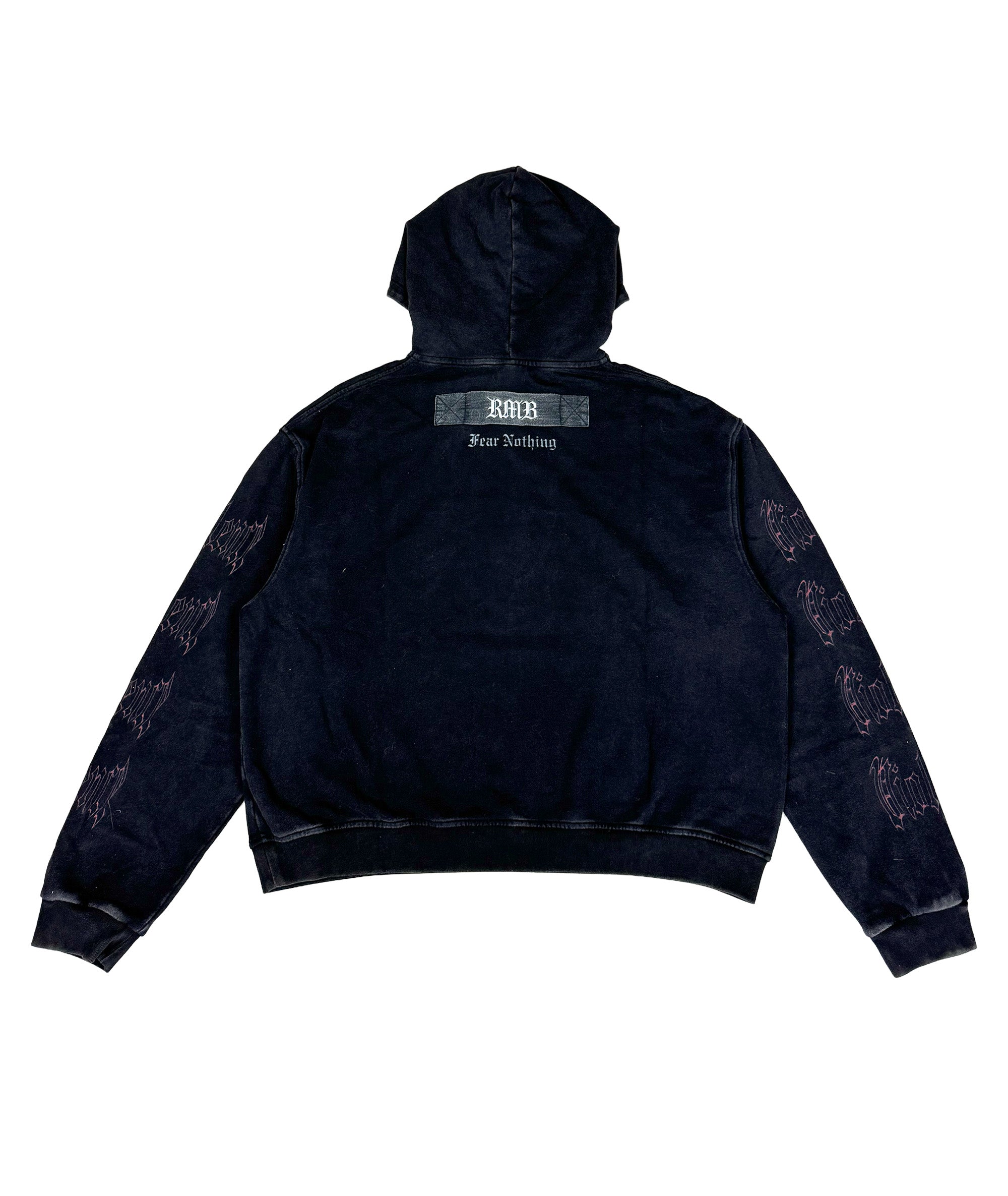 FEAR NOTHING -  OVERSIZED HOODIE (WASHED) | UNISEX