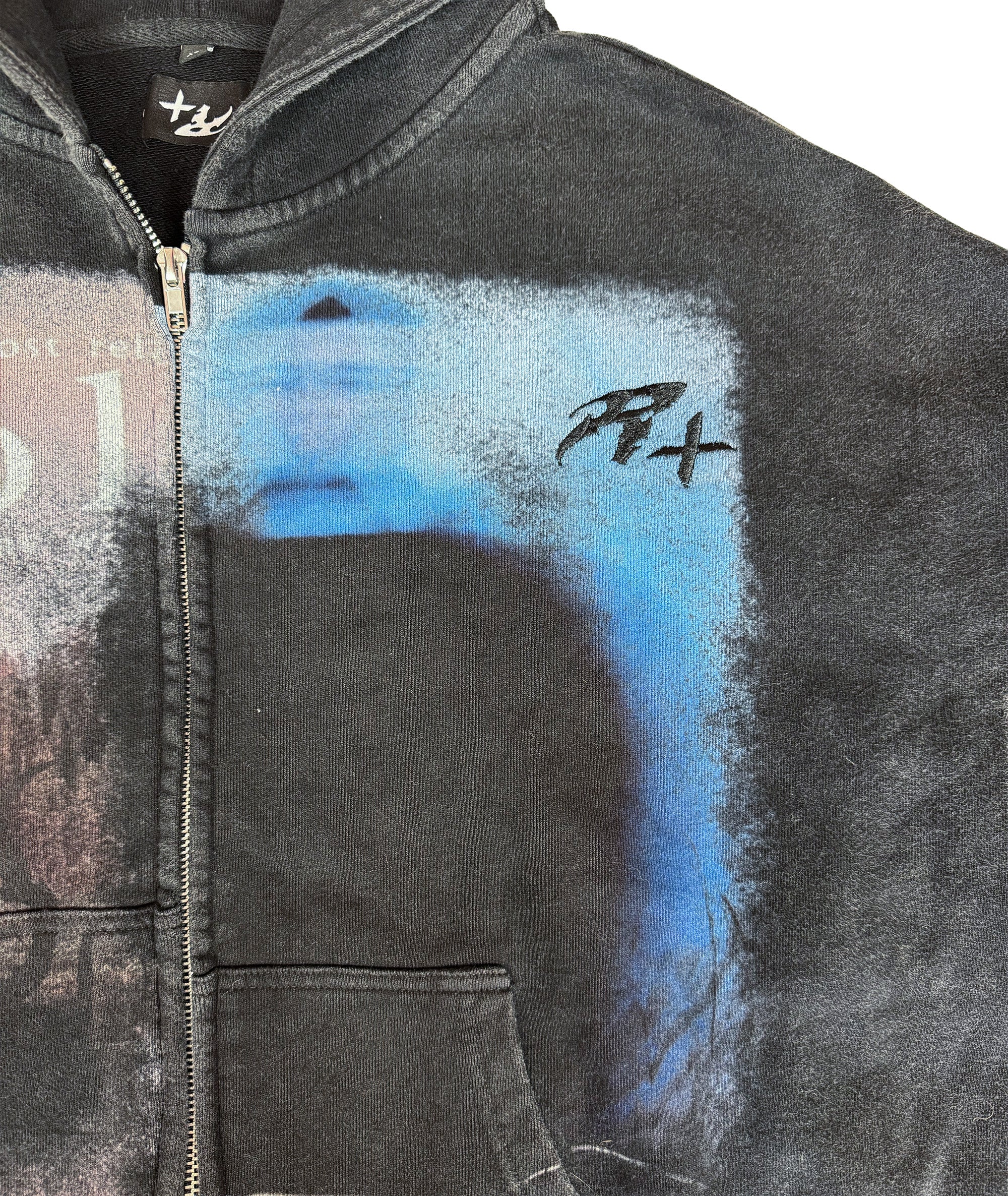 VIOLENCE - OVERSIZED ZIP-HOODIE (WASHED) | UNISEX