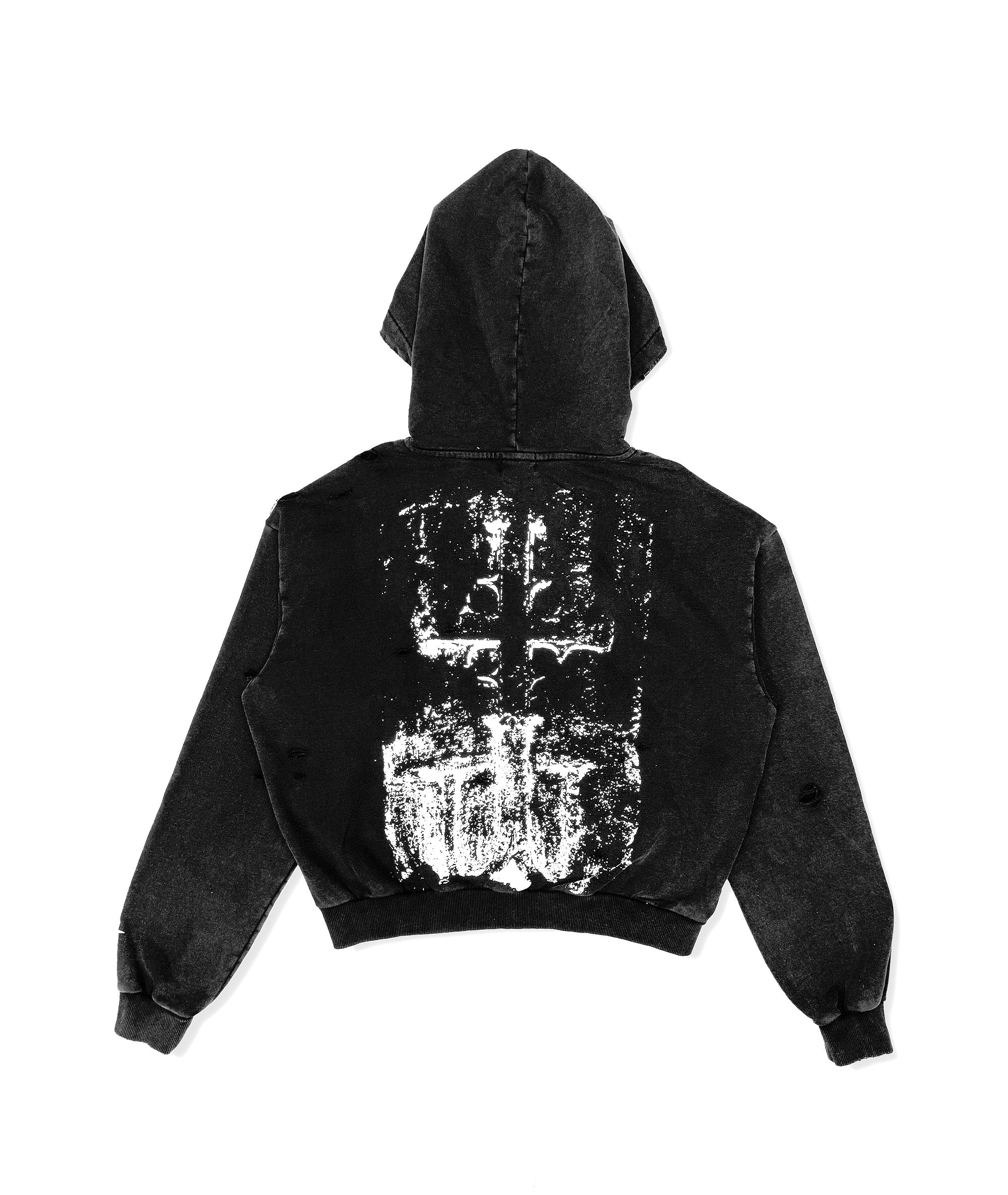 KOTTBUSSER TOD - ZIP HOODIE | BLACK, UNISEX