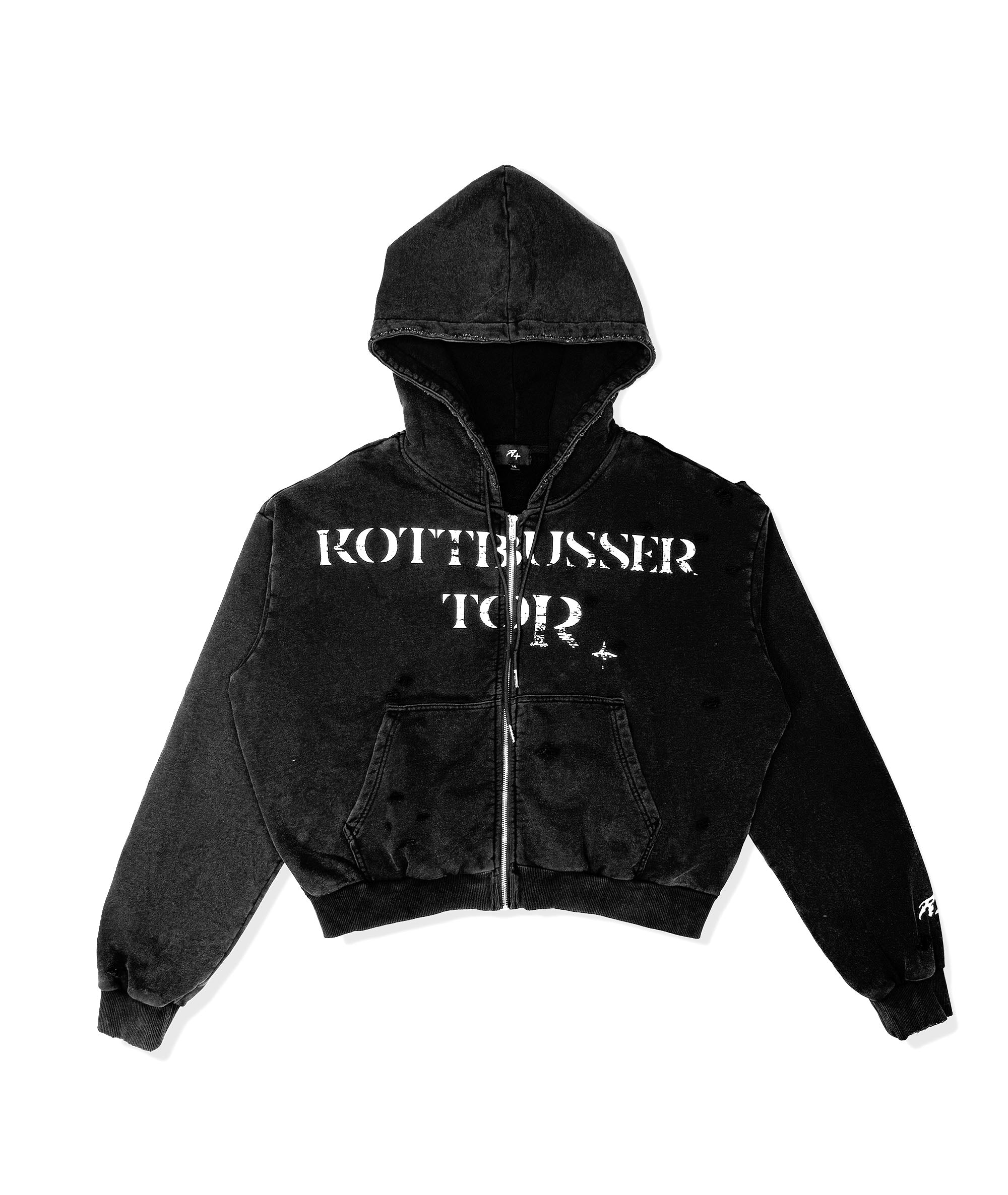 KOTTBUSSER TOD - ZIP HOODIE | BLACK, UNISEX