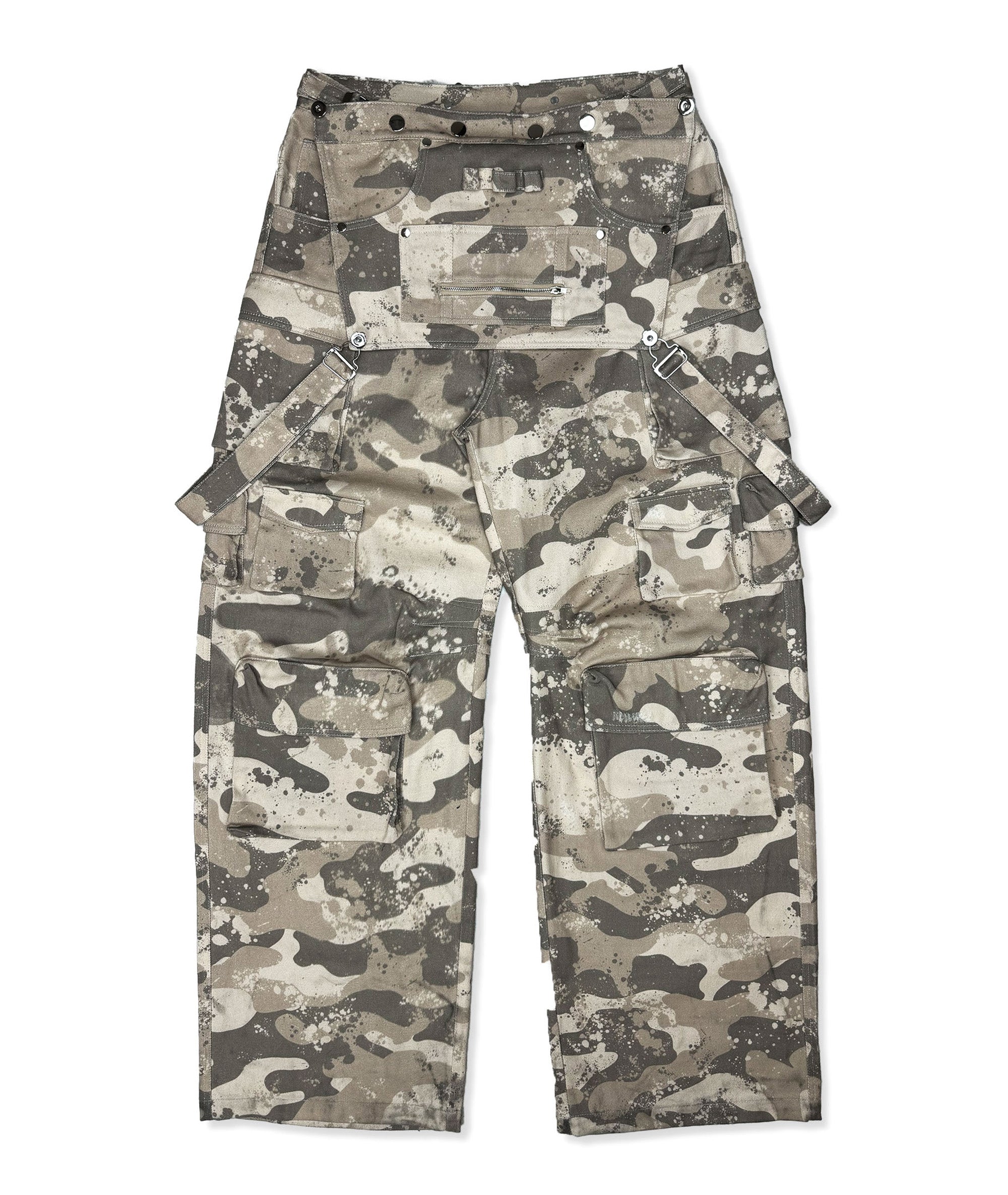 U.S.B. SNOW CAMO PANTS | UNISEX