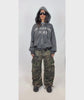 motor oil oversized camo pants r+