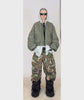 GREEN BOMBER JACKET RAVEMORE